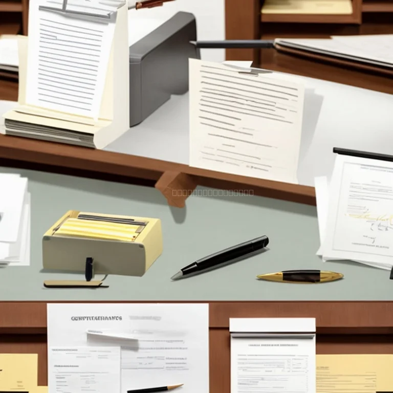 Notario certificando documento en oficina de NotaryETrust